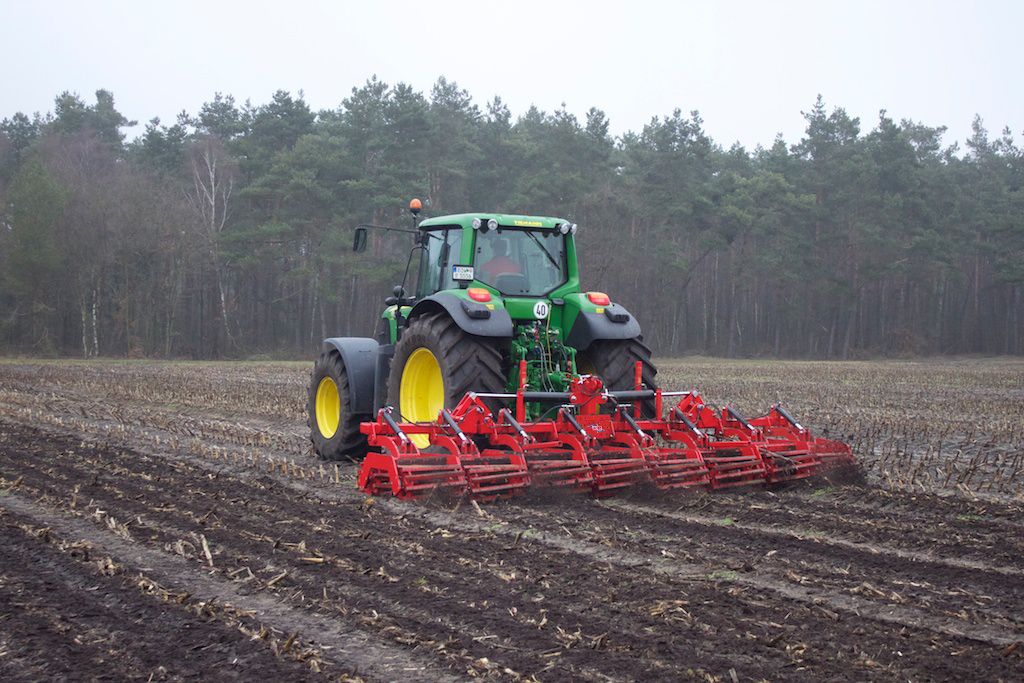 Rouleau agricole Segués - broyeur contre le ver de maïs - double rouleau hydraulique_0