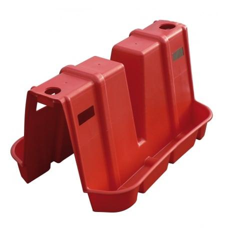 Separateur de voies rouge 100x56x50cm (empilable) TALIAPLAST | 520522_0