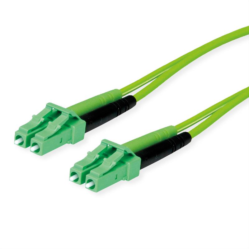 TELEGÄRTNER Cordon FO 2x G50/125 OM5, 1x LC Duplex - 1x LC Duplex, vert, 5 m_0