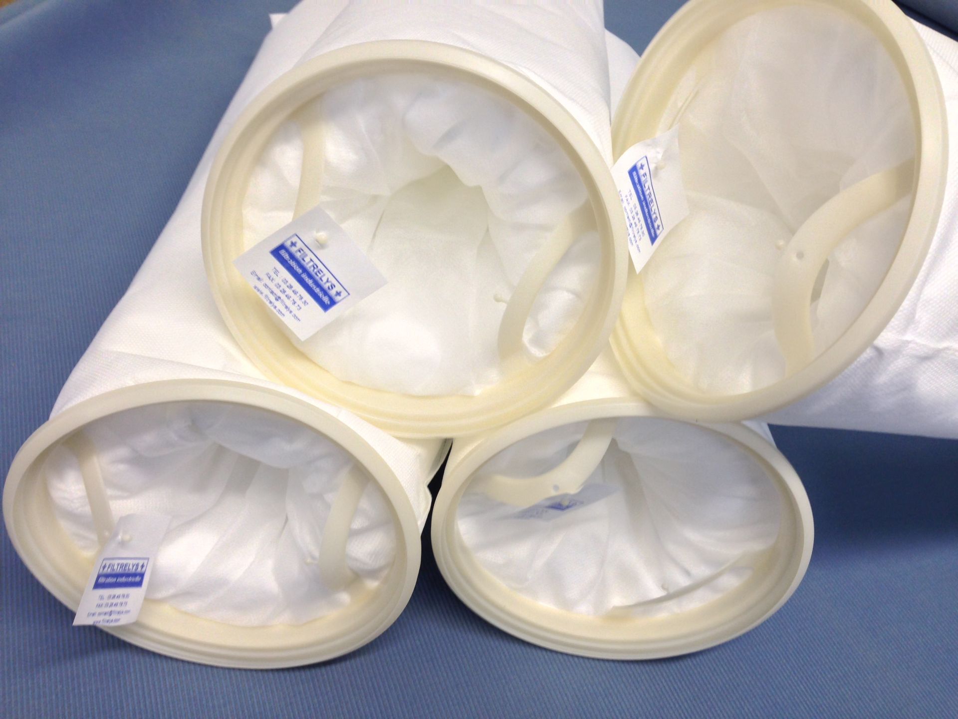 Toiles filtrantes poches essoreuses filtration liquide