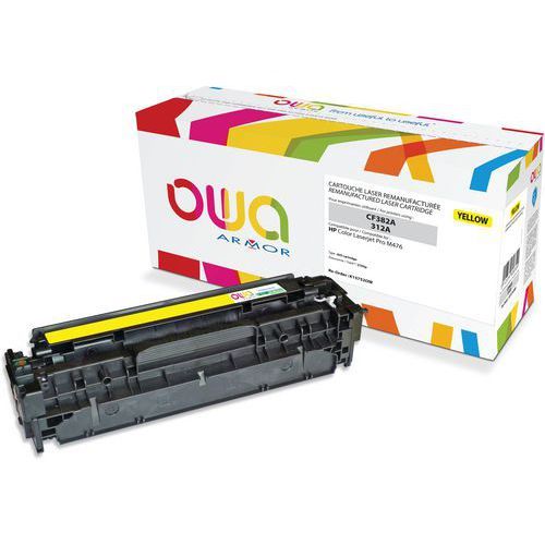 TONER RECONDITIONNÉ YELLOW HP CF382A - 2700 P