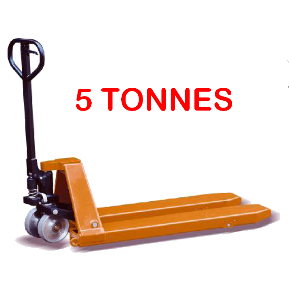 Transpalette forte charge - 5 tonnes charge maxi 5000 kg