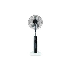 Ventilateur Brumisateur 75W Télécommande Réservoir 3L Oscillant Programmable 3 vitesses NIKLAS - noir 3701107715831_0