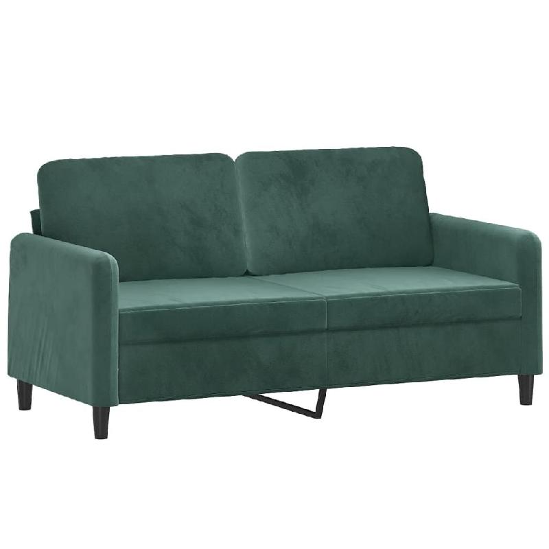 VidaXL Canapé Chesterfield 2 places bleu tissu Modèle Rermonyx - 359444_0
