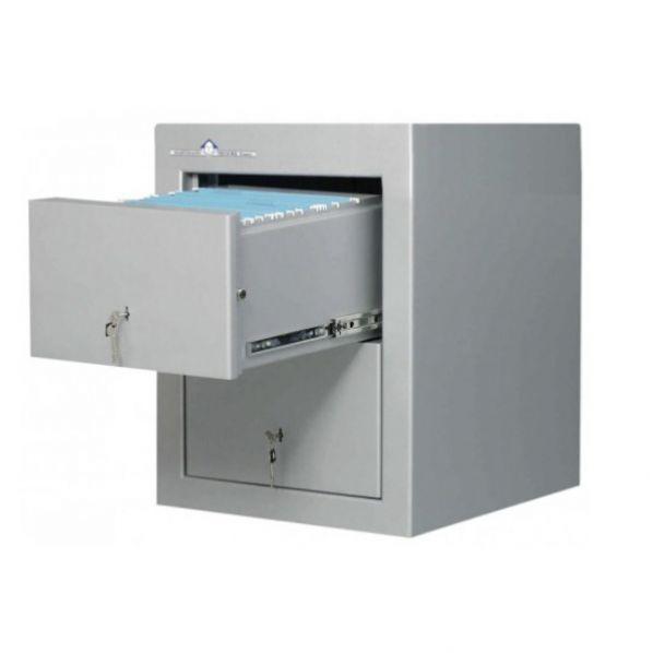Armoire forte CLASS PROTECT - 2 tiroirs à clé et clé master - Marque Rolléco_0