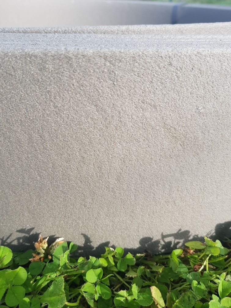 Bordure à dérouler BAD14/2 Urbi Roul' - Gris naturel 100% recyclé - 14 cm x 2 m - Polyal recyclé_0