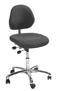 Fauteuil de bureau ergonomique - Office Tissu gris - Global Stole Rolléco_0
