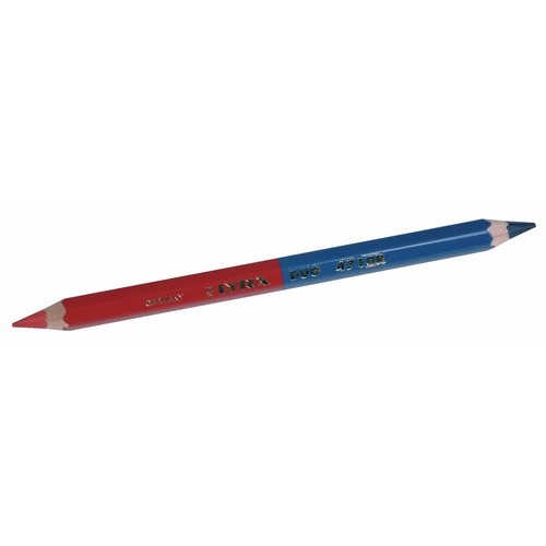 CRAYON BICOLORE BLEU/ROUGE 