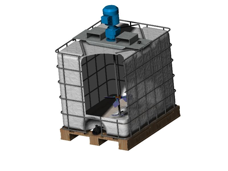 Mélangeur de containers - à pales repliables - diamètre hélices supérieur à 300mm_0