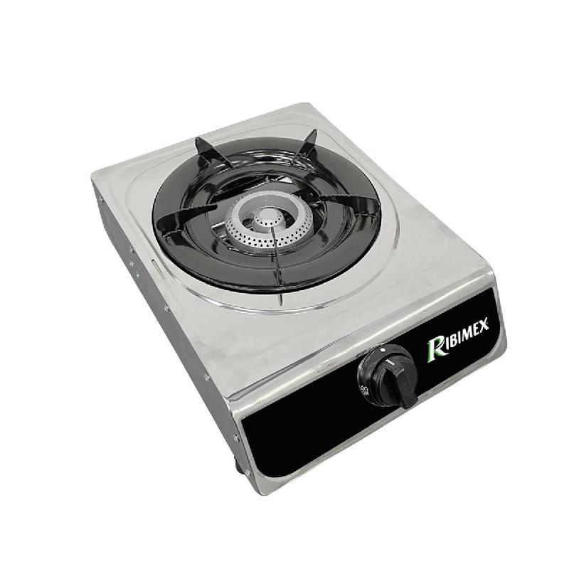 Réchaud gaz inox 1 feu 2,9 kW - butane et propane - PRF315 - RIBIMEX_0