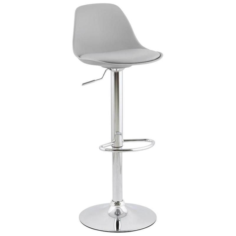 TABOURET DE BAR QUEEN 104CM GRIS - PARIS PRIX_0