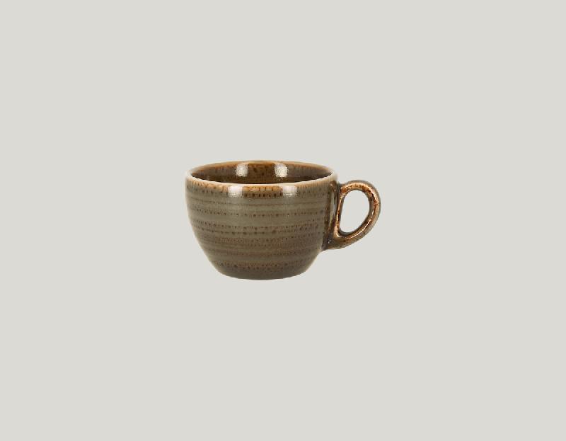 TASSE À CAFÉ BRUN PORCELAINE 23 CL Ø 6,1 CM TWIRL RAK