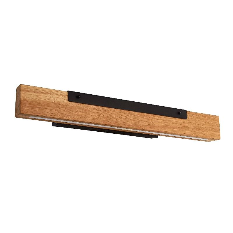 DEKO-LIGHT APPLIQUE LED MADERA RAYONNANT VERS LE BAS, CHÊNE