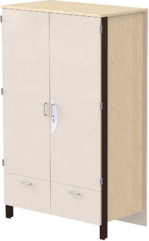 ARMOIRE 2 PORTES ET 2 TIROIRS NOVA