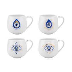 Aulica Mugs chance - lot de 4 - bleu 732201_0