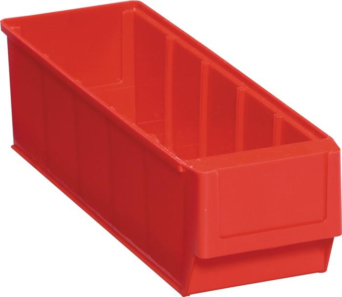 Boîte pour étagère L300xl91xH81 mm rouge polypropylène PROMAT_0