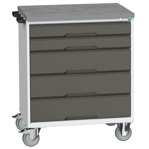 BOTT 1 SERVANTE VERSO DESSUS LINOLÉUM À TIROIRS 800X550X980MM - BOTT