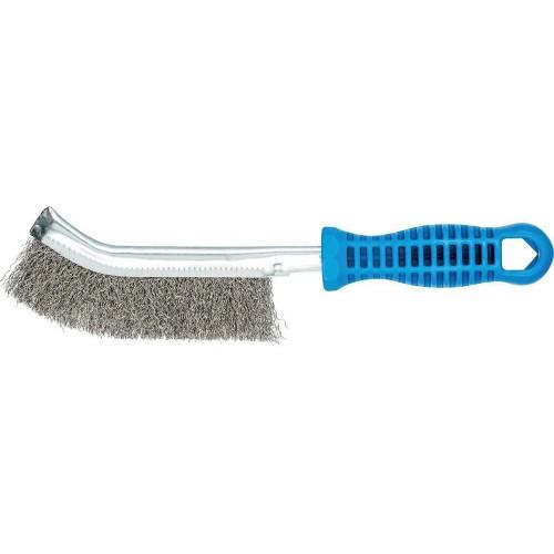 BROSSE À MAIN - COURBÉE - FIL EN INOX PFERD