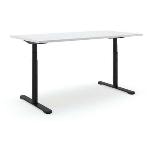 BUREAU RÉGLABLE STEELFORCE PRO 870 SLS 180CM - NOIR GRIS - ACTIFORCE