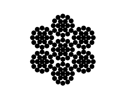 Câble galva noir 7 torons de 19 fils_0