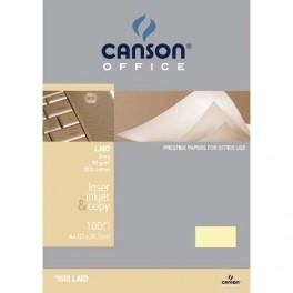 CANSON BOITE DE 100 FEUILLES OFFICE CANSON® VERGE  FORMAT A4  COLORIS IVOIRE