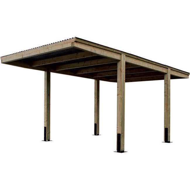 CARPORT BOIS MULTI-USAGES