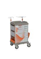 Chariot biomédical Persolife 400 - robuste, léger, avec tiroirs modulables et accessoires intégrés_0