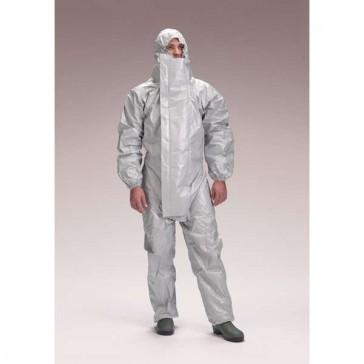 Combinaison à cagoule Tychem F2 gris - protection chimique type 3B/4/5/6 - DuPont de Nemours_0