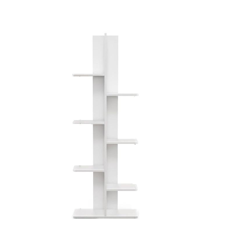 COSTWAY Bibliothèque en Forme d'Arbre, Étagère sur Pied avec 8 Tablettes, Étagère de Bureau, Autoportante, Étagère de Rangement, Étagère Déc_0