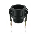 Coupleur à cames Type B - Fileté mâle BSPT - Polypro - DN 32 - G 1