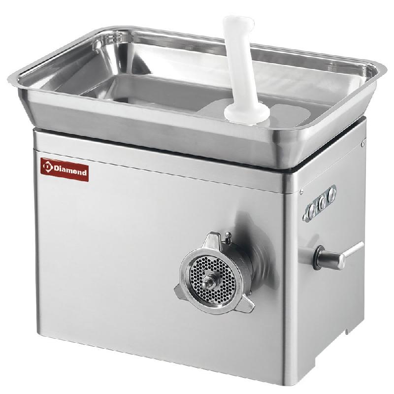 Diamond - Hachoir en inox N° 22 de table, Ø 4,5 mm, 350 kg/h - réf. TGD22/AT-N - gris AKS-TGD22/AT-N_0