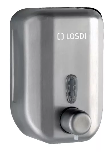 Distributeur de savon liquide en acier inox brossé 700ml_0
