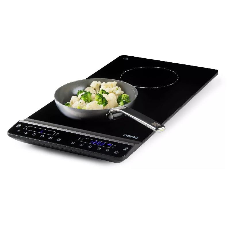 DOMO Table De Cuisson Induction Posable 2 Feux 3100w DO30211IP - noir 5411397165411_0