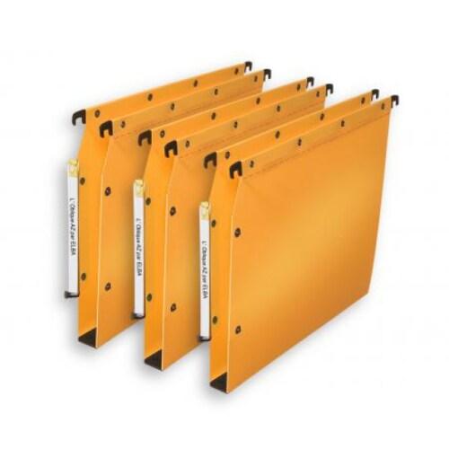 ELBA Boîte de 10 dossiers suspendus Ultimate A4, fond D30, en polypro jaune - 3362949906087_0