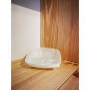 Emballage écologique - Grasser Pack - boîte salade bio 500 ml - contenance en matière biosourcée, compostable et conforme aux normes 2021_0