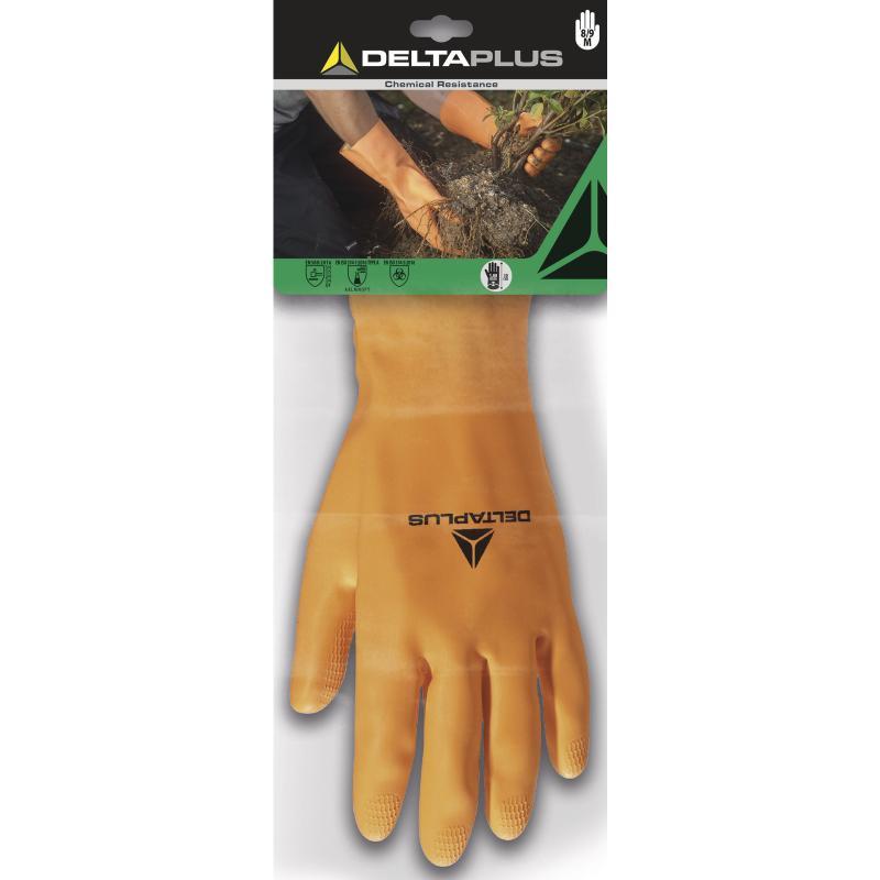 Gant latex lourd - 30 cm - DPVE450 - Premium pour travaux publics, chimie et pétrochimie_0