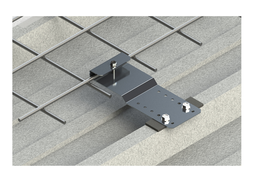 Grille de protection antichute sur bac d'entraxe 333 pour translucides - acier galvanisé - résistance 1200 joules_0