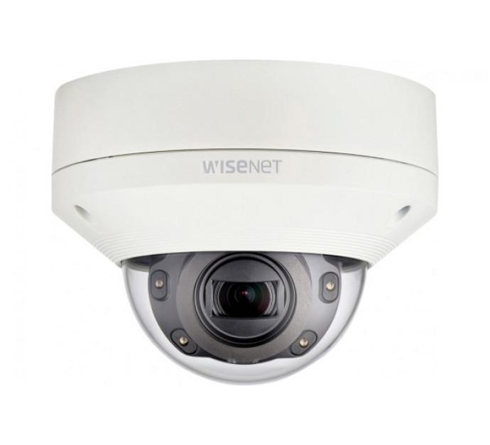 Caméra dôme IP antivandale Hanwha XNV-6080R - Objectif varifocal 2,8-12 mm - 2 MP - IP67 - WDR 150dB_0