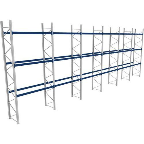 RACK 1 DÉPART + 5 SUIVANTS LXLXH 2700X17100X6000 600KG 3 NIV - BITO