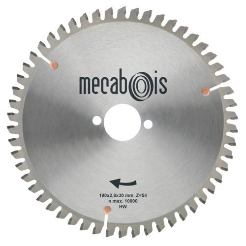 LAMES SCIE CIRCULAIRE CARBURE POUR ALUMINIUM, CUIVRE ET PVC-D250MM MÉCABOIS
