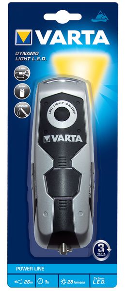 LAMPE TORCHE DYNAMO LIGHT LED