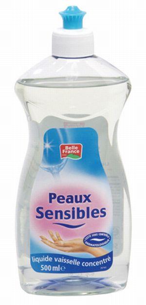 Liquide vaisselle concentré peaux sensibles - pH neutre - 500 ml_0