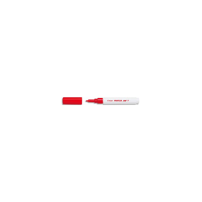 MARQUEUR PEINTURE PILOT PINTOR - POINTE FINE - ROUGE