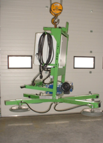 Palonnier à ventouses réglables pour la pose de vitrages - Capacité jusqu'à 500 kg - Disponible en location_0