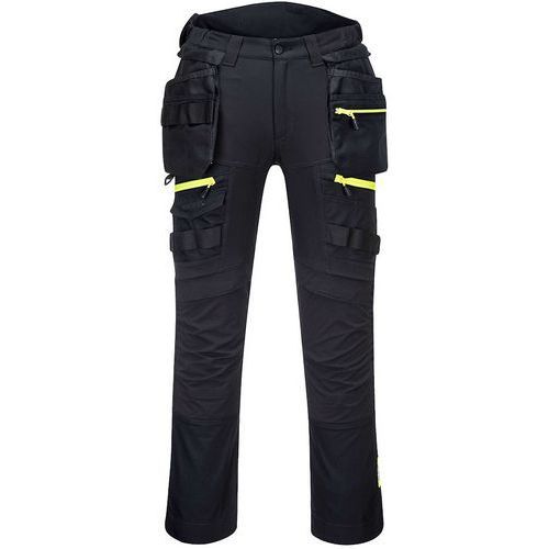 PANTALON DE TRAVAIL POCHES FLOTTANTES DÉMONTABLES DX440 NOIR 54 - PORTWEST