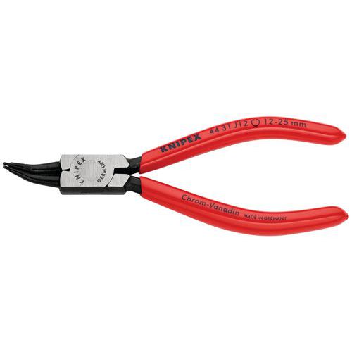 PINCE POUR CIRCLIPS INTÉRIEURS COUDÉE À 45° DE 12 À 25MM - GAINAGE PVC - KNIPEX