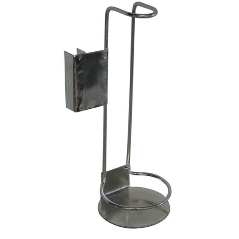 Porte bouteille métal brillant -_0