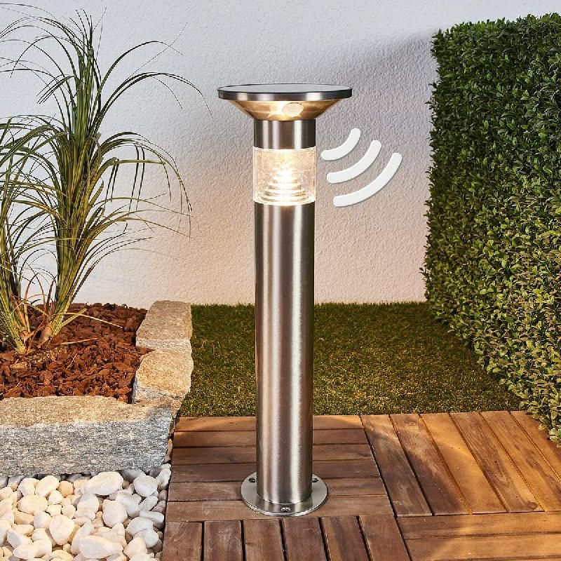 LINDBY LUMINAIRE POUR SOCLE LED JALISA, 54 CM, SOLAIRE, DÉTECTEUR