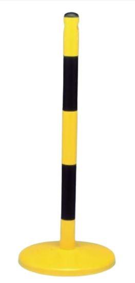 Potelet sur coupelle - 2 hauteurs disponibles - Blanc, Jaune ou Rouge_0