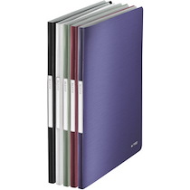 PROTÈGE DOCUMENTS STYLE, FORMAT A4, PP, BLEU TITANE - LOT DE 2